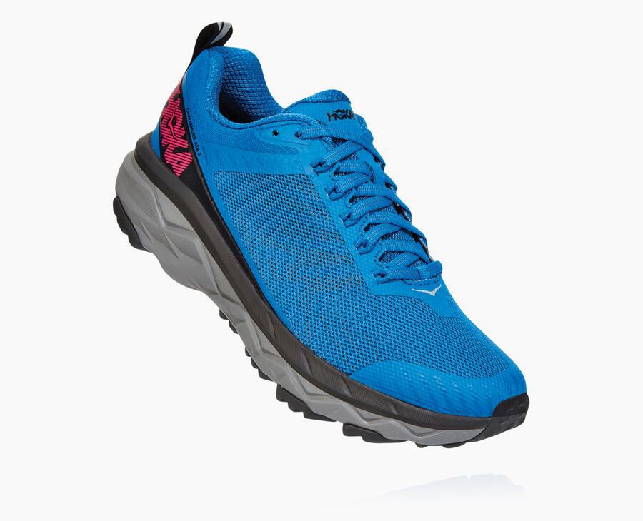 Tenis Hoka One One Trail Mujer Azules - Challenger Atr 5 - JWEX42759